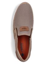 Rieker, sommerliche Herren-Slipper, mit Gummizug BRAUN